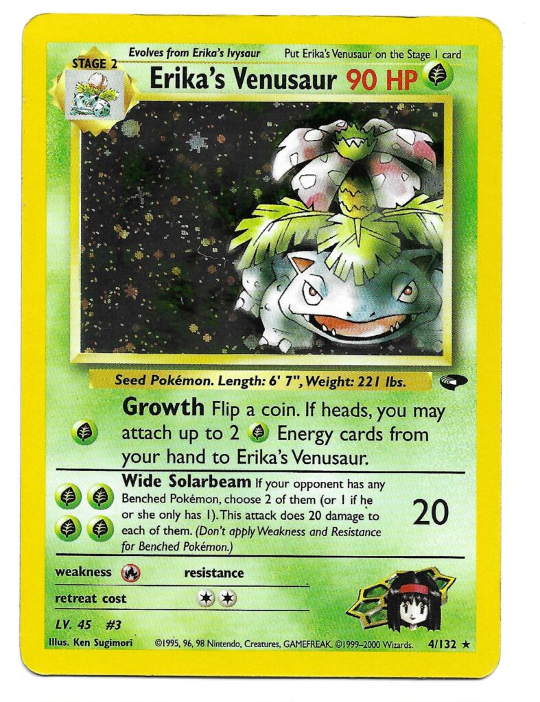 Erika’s Venusaur — inspection UTH-000195