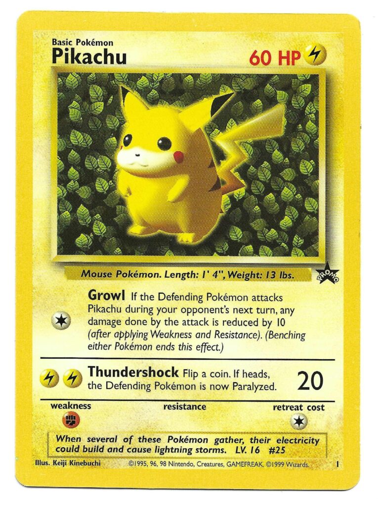 Pikachu Promo 1999 — inspection UTH-000190