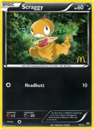 Scraggy · McDonald's Collection 2012 · 10/12