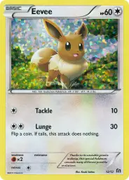 Eevee · McDonald's Collection 2016 · 12/12