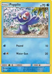 Popplio · McDonald's Collection 2017 · 4/12