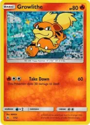 Growlithe · McDonald's Collection 2018 · 1/12