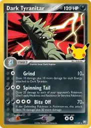 Dark Tyranitar · 30th Classic Collection · 006/30