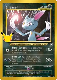 Sneasel · 30th Classic Collection · 007/30