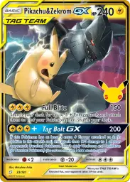 Pikachu & Zekrom GX · 30th Classic Collection · 008/30