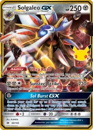Solgaleo GX · 30th Classic Collection · 017/30