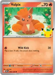 Vulpix · 30th Celebration · 009/128