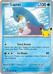 Lapras · 30th Celebration · 017/128