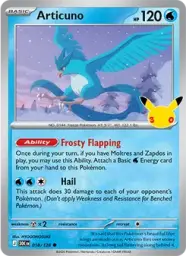 Articuno · 30th Celebration · 018/128