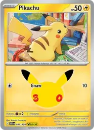 Pikachu · 30th Celebration · 031/128