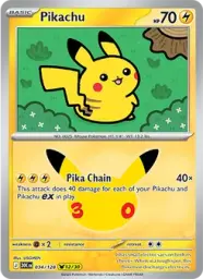 Pikachu · 30th Celebration · 034/128