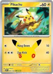 Pikachu · 30th Celebration · 041/128