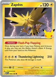 Zapdos · 30th Celebration · 055/128