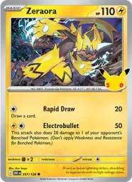 Zeraora · 30th Celebration · 057/128