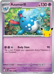 Azumarill · 30th Celebration · 068/128