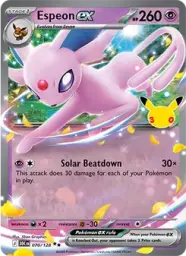 Espeon ex · 30th Celebration · 070/128