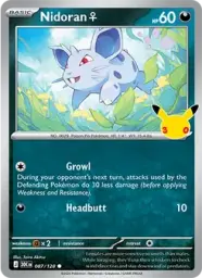 Nidoran♀ · 30th Celebration · 087/128