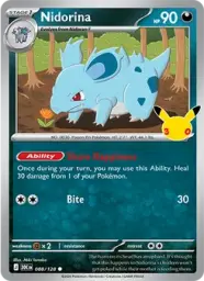 Nidorina · 30th Celebration · 088/128