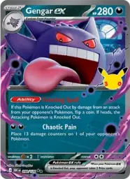 Gengar ex · 30th Celebration · 090/128