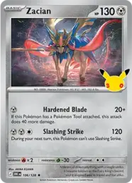 Zacian · 30th Celebration · 106/128
