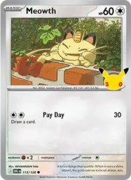 Meowth · 30th Celebration · 113/128
