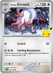 Hisuian Zoroark · 30th Celebration · 123/128