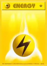 Reference image of Lightning Energy, Base Set