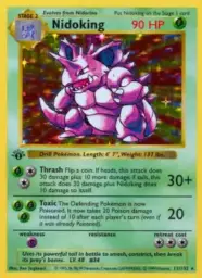 Reference image of Nidoking, Base Set