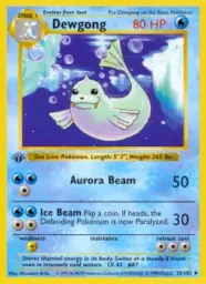 Reference image of Dewgong, Base Set