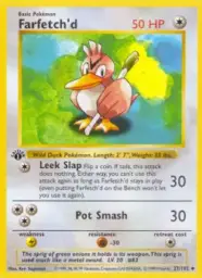 Reference image of Farfetch'd, Base Set