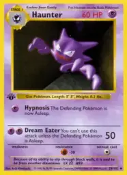 Reference image of Haunter, Base Set