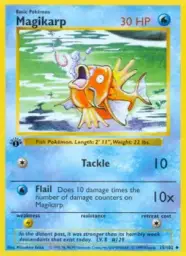 Reference image of Magikarp, Base Set