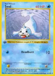 Reference image of Seel, Base Set