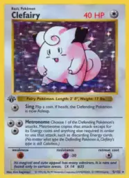 Reference image of Clefairy, Base Set
