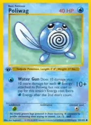 Reference image of Poliwag, Base Set