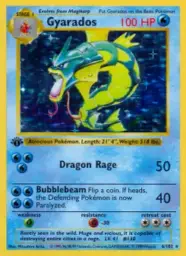 Reference image of Gyarados, Base Set