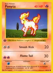Reference image of Ponyta, Base Set