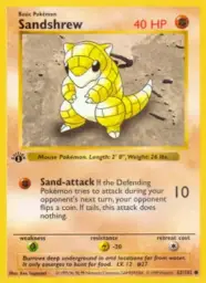 Reference image of Sandshrew, Base Set