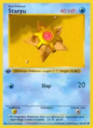 Reference image of Staryu, Base Set