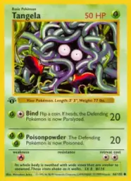 Reference image of Tangela, Base Set