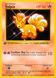 Reference image of Vulpix, Base Set