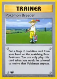 Reference image of Pokémon Breeder, Base Set