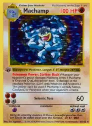 Reference image of Machamp, Base Set