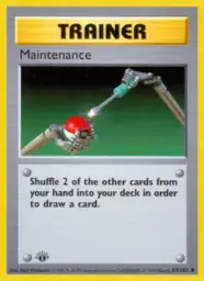 Reference image of Maintenance, Base Set