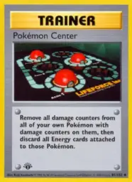 Reference image of Pokémon Center, Base Set