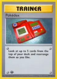 Reference image of Pokédex, Base Set