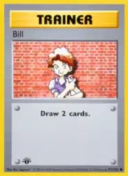 Reference image of Bill, Base Set