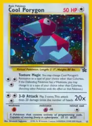 Reference image of Cool Porygon, Wizards Black Star Promos