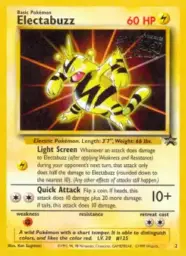 Reference image of Electabuzz, Wizards Black Star Promos
