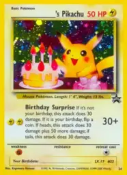 Reference image of ___________'s Pikachu, Wizards Black Star Promos
